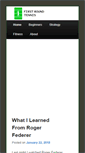 Mobile Screenshot of firstroundtennis.com